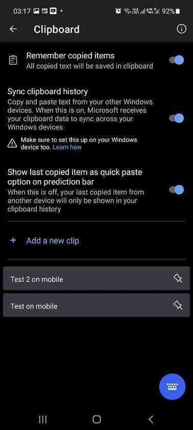 SwiftKey-Clipboard