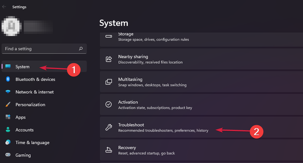 System-Troubleshoot