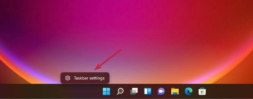 Taskbar-settings