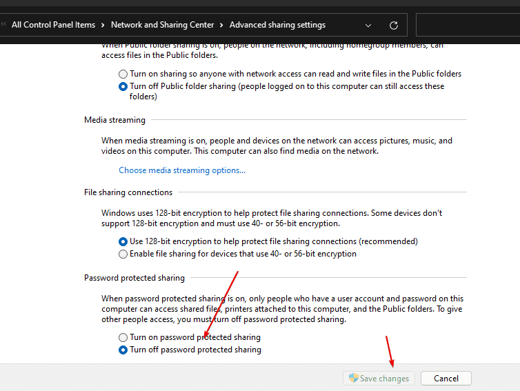 Turn-on-password-protection-sharing