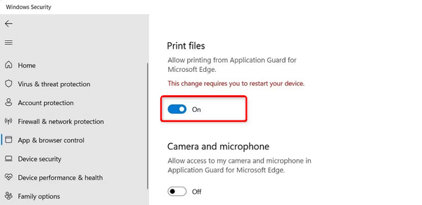 Turn-on-print-files