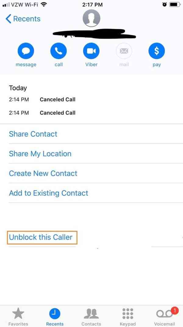Unblock-Caller-on-ios