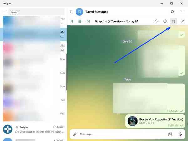 Unigram-music-player
