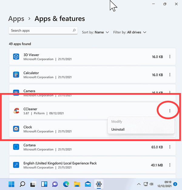 Uninstalling-from-Apps-and-Features-menu-in-Windows-11