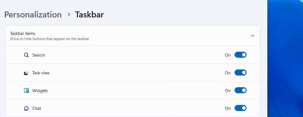 Widgets-board-setting