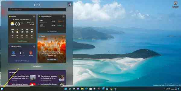 Windows-11-Insider-Preview-Build-22518-new-widgets-button-position
