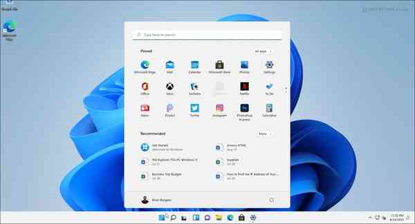 Windows-11-Installed-Desktop-Start-Menu