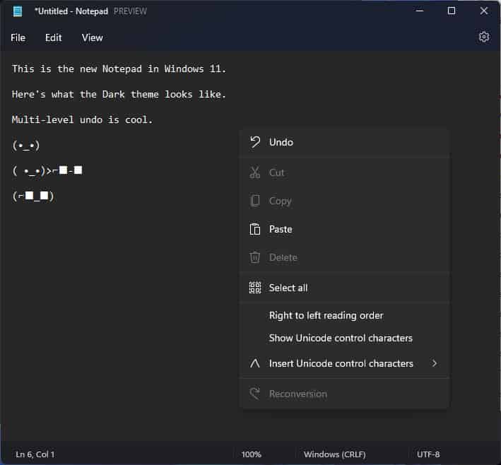 Windows-11-Notepad-dark-mode Windows-11-Notepad-dark-mode
