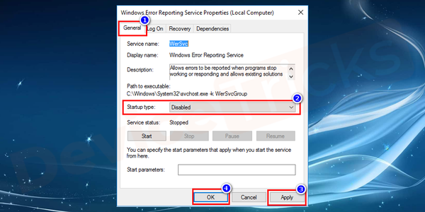 Windows-Error-Reporting-Services-Startup-Type-Disable-1