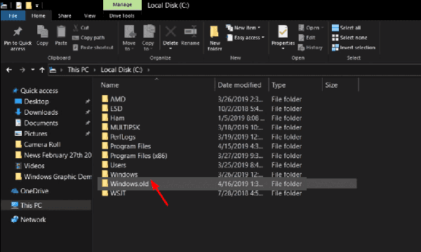 Windows-old-folder Windows-old-folder