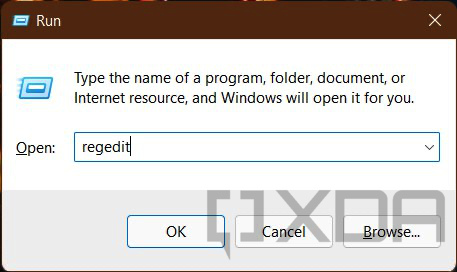 Windows-regedit-run