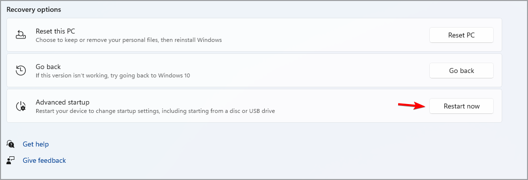 advanced-startup-restart