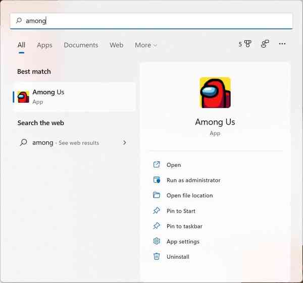 among-us-in-start-menu
