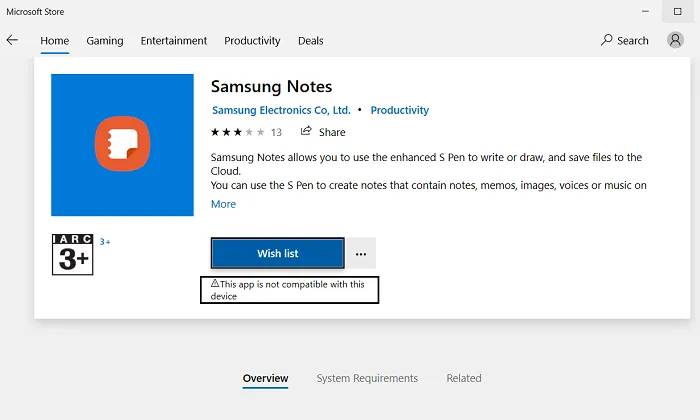 app-not-compatible