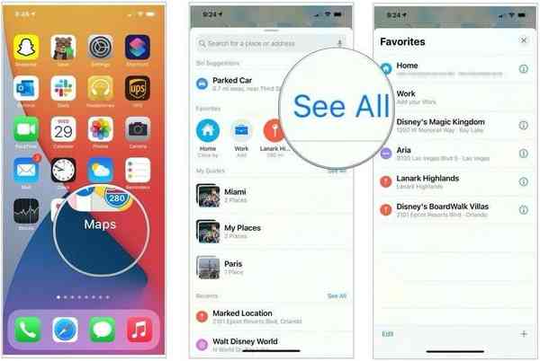 apple-maps-favorites-list