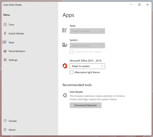 auto-dark-mode-apps