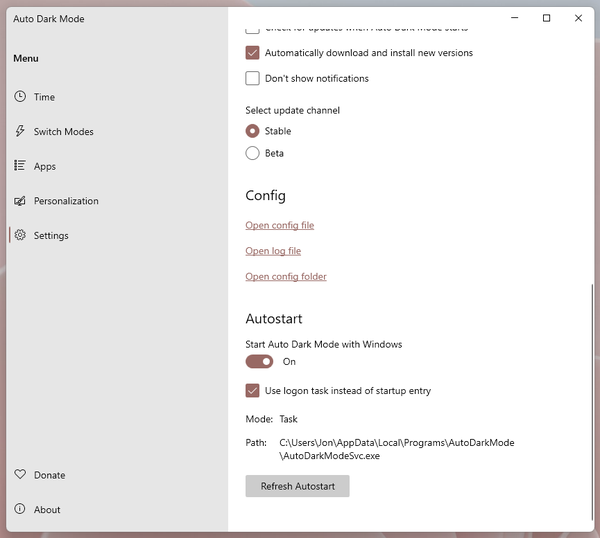auto-dark-mode-settings