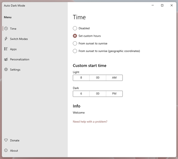 auto-dark-mode-time