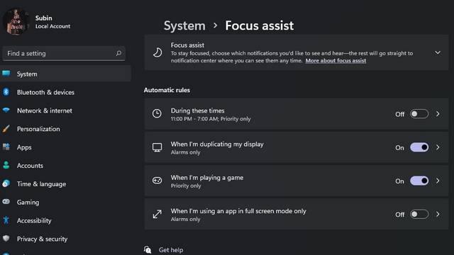 automatic-rules-for-focus-assist automatic-rules-for-focus-assist