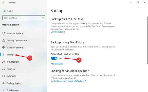 backup-on