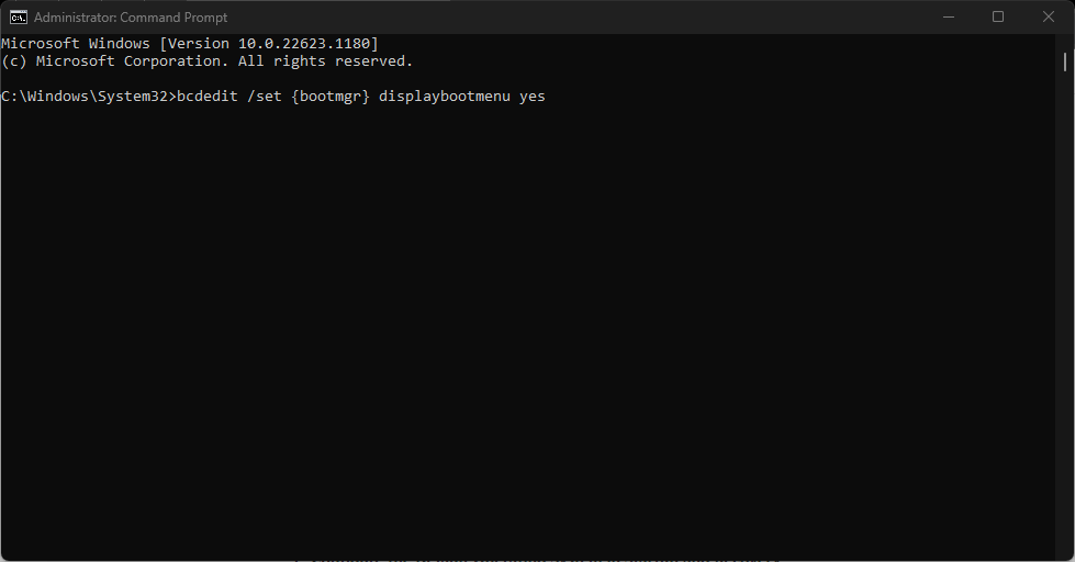bcdedit-set-bootmgr-displaybootmenu-yes-