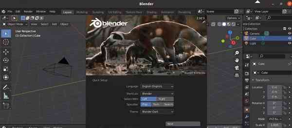 blender-interface