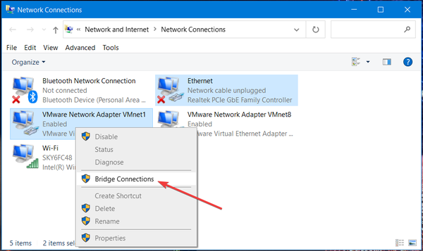 bridge-connections-option