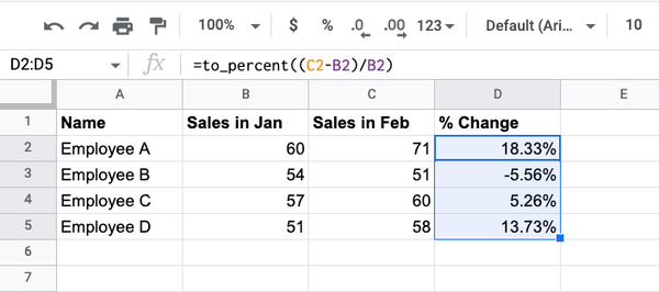 calculate-percentage-changes-in-google-sheet-24-a calculate-percentage-changes-in-google-sheet-24-a