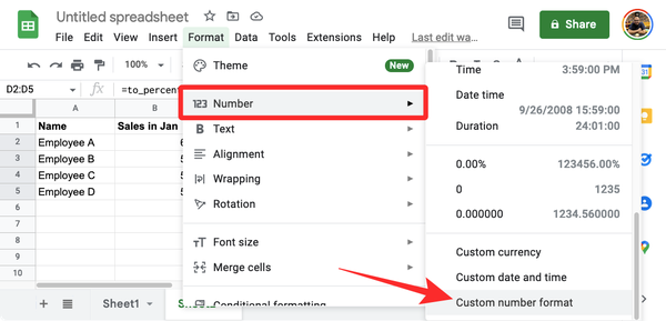 calculate-percentage-changes-in-google-sheet-25-a