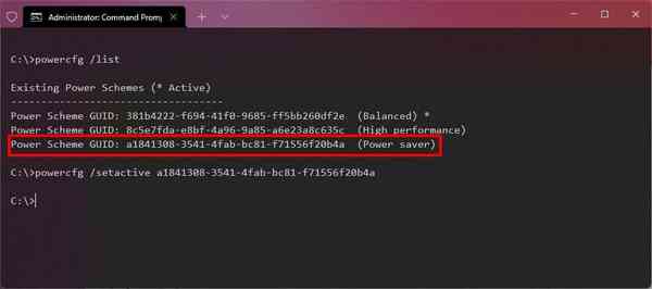 change-power-mode-cmd