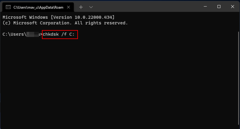 check-disk