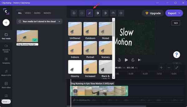 clipchamp-effects