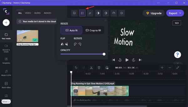 clipchamp-transform