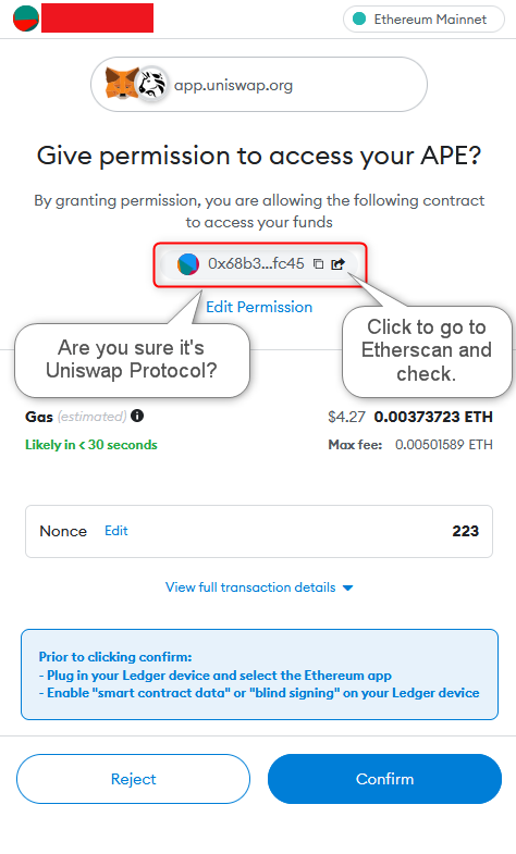 content_Check_on_Etherscan