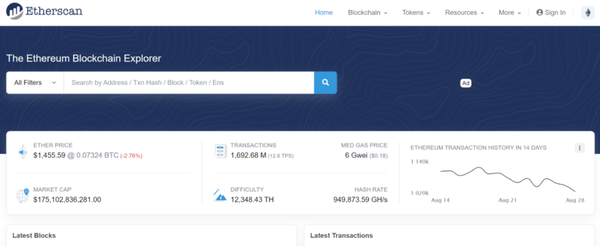 content_Etherscan_dashboard