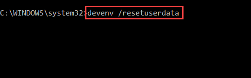 devenv-reset-userdata