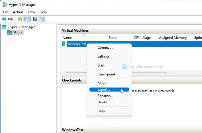 export-virtual-machines-hyper-v export-virtual-machines-hyper-v