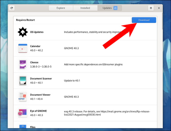 fedora-download-updates