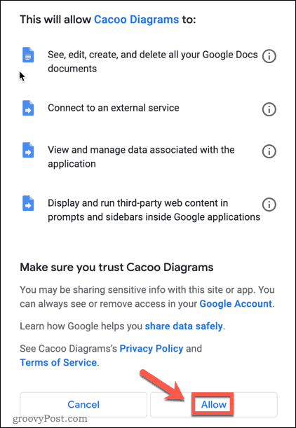 google-docs-cacoo-permissions