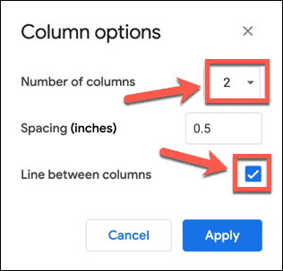 google-docs-column-number