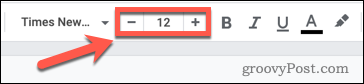 google-docs-font-size