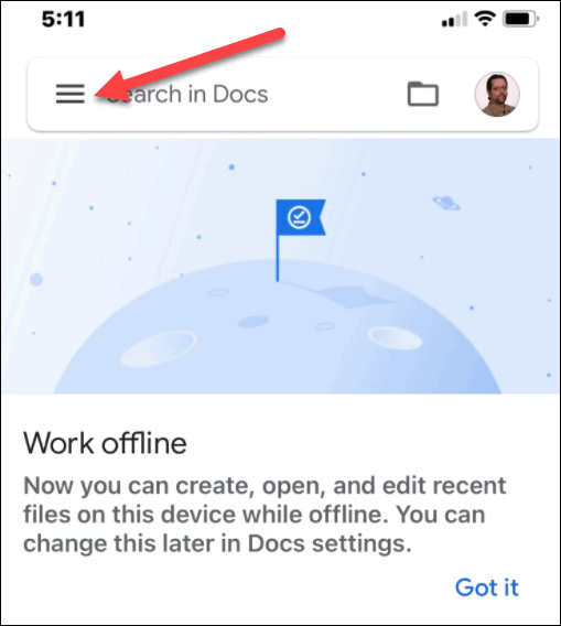 google-docs-home-page