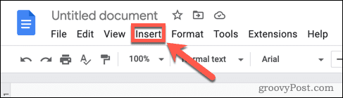 google-docs-insert-menu