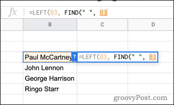 google-sheets-find-function