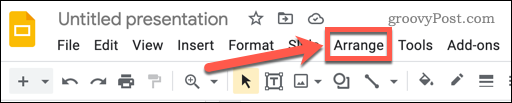 google-slides-arrange-menu