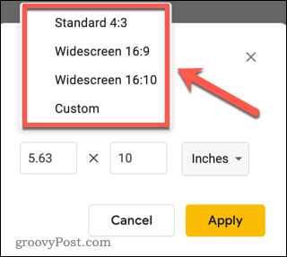 google-slides-slide-dimensions-options google-slides-slide-dimensions-options