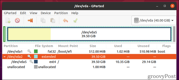 gparted-usage