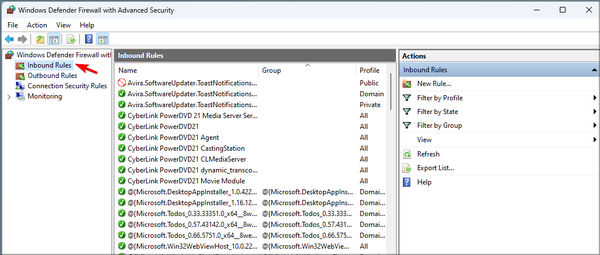 inboud-rules-windows-11 inboud-rules-windows-11