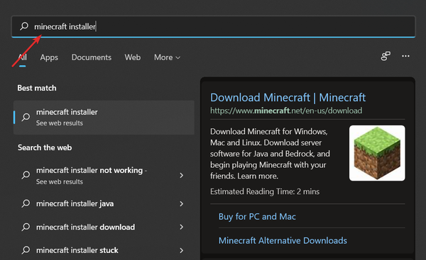 installer-mine