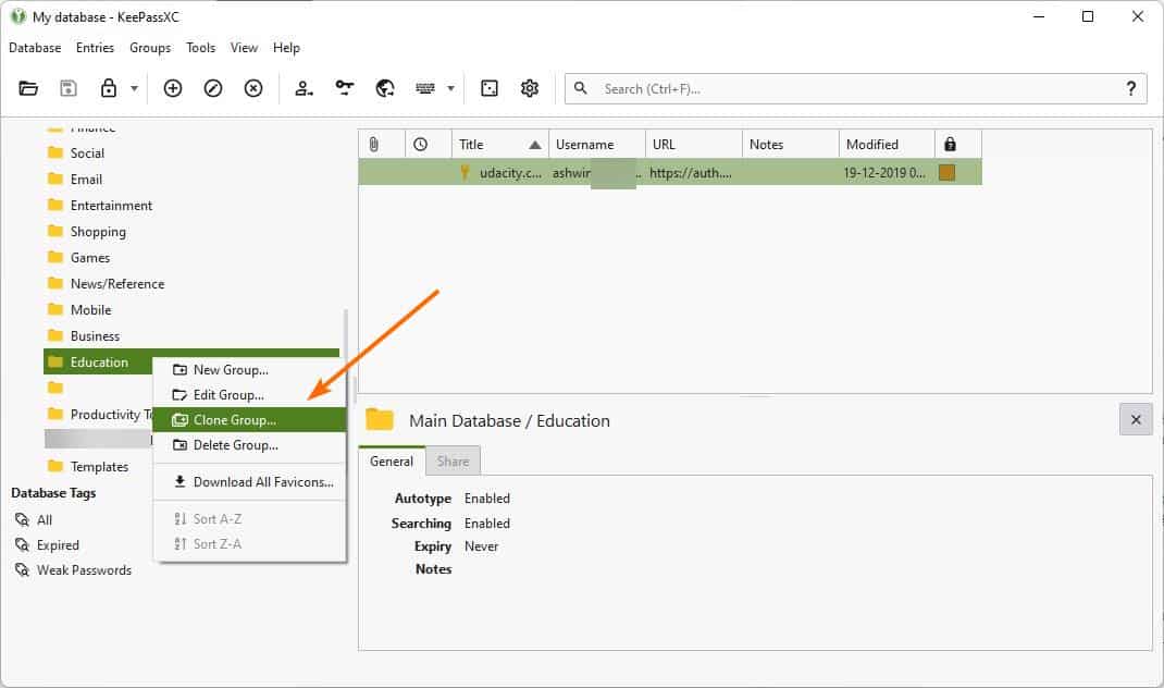 keepassxc-clone-group